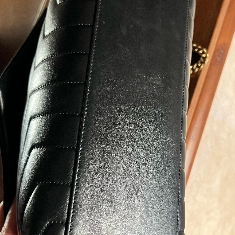 YSL BLACK LOULOU MEDIUM IN QUILTED LEATHER - Picture 3 of 9